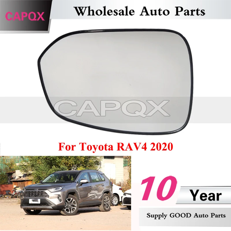 CAPQX Toyota RAV4 2020 m. Auto Už galinio vaizdo Veidrodis Stiklas, Atbulinės eigos Len Pusės Galinio vaizdo Veidrodis Objektyvas