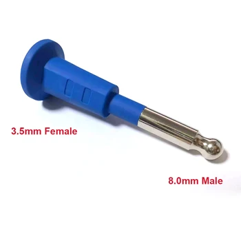 suderinama Adapteris Jungtis, skirta electrosurgical ESU pincetai kabelis, 8.0 mm iki 3,5 mm Female