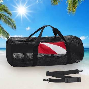 Sporto Duffle Bag su Reguliuojamas Diržas per Petį Nešiojami Extra Large Nardymas Akių Nešti Snorkeling Įrankius Organizatorius