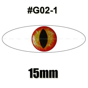 15mm 3D #G02-1 / Didmeninė 150 Minkštas Formuoti 3D Holografinio Žuvies Akis, Skristi Susiejimas, Konduktorius, Masalas Priėmimo