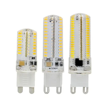 2vnt G9 LED 2W 3W 4W 220V Led Lempos lemputė SMD 3014 LED G9 šviesos Pakeisti 20W 30W 40 W halogeninės lempos, šviesa Šalta/Šilta balta