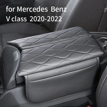 Mercedes Benz V Klasė 2020-2022 V260 Konsolė Porankiu Talpinimo Pagalvėlė Anti-Scratch Oda, Porankiai Pad Mat