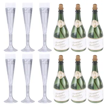 Mini Formos Nuotakos Butelių Šampano Burbuliukų Vestuves Burbulų Buteliuko Džiaugtis Tuščias Dušo Žaislai Taurės Prekių Puodeliai, Saldainiai Urmu
