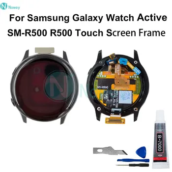 Samsung Galaxy Žiūrėti Aktyvus SM-R500 R500 LCD Ekranas Touch Ekrano Rėmelis skaitmeninis keitiklis Remontas, Dalys