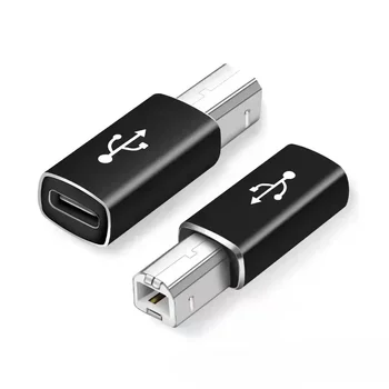 USB Tipo C Su USB B Adapteris Moterų ir Vyrų Jungtis, Skeneris, Spausdintuvas Duomenų Perdavimo MIDIs Keitiklis Elektriniai Vargonai, Fortepijonas