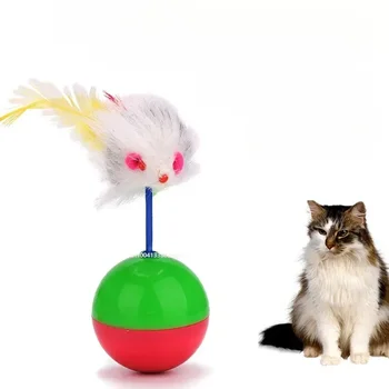 Katė Žaislas Augintiniui Braižymo Kamuolys Mokymo Interaktyvus Žaislas Kačiukas Naminių Kačių Reikmenys Juokinga Žaisti Plunksnų Pelės Ne Aukštyn Kojom