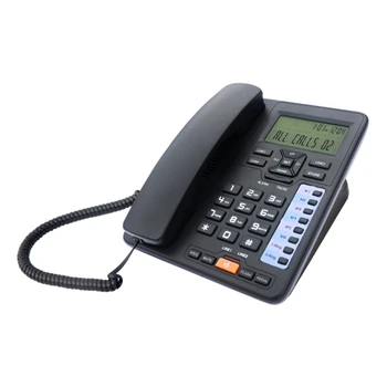 TC6400 2-Linijos Rankinėms Fiksuotojo ryšio Telefono Apšviečiamas Ekranas Įmonių Mokykla