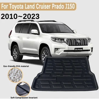 3D EVA Medžiagos, Toyota Land Cruiser Prado J150 Priedai 2010~2023 Automobilio bagažo skyriaus Kilimėlis Linijinių Krovinių Vandeniui Kilimų Laikymo Padėklas