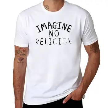 Naujas Įsivaizduoti, JOKIA Religija (Prarastas Meno) T-Shirt grafikos marškinėliai t shirt vyras berniukai baltos spalvos sportinius marškinėlius, Anime t-shirt marškinėliai vyrams