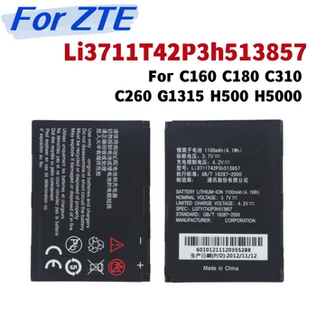 Naujas Li3711T42P3h513857 1100 mAh Originalios baterijos ZTE C160 C180 C310 C260 G1315 H500 H5000 Mobilusis Telefonas