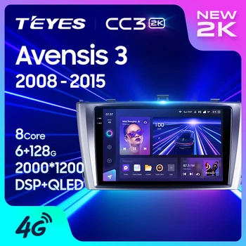 TEYES CC3L CC3 2K Toyota Avensis 3 2008 - 2015 Automobilio Radijo Multimedia Vaizdo Grotuvas, Navigacija, stereo GPS Android 