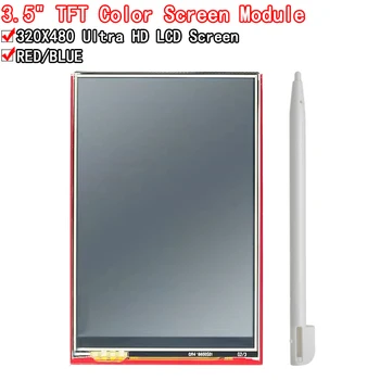 3.5 colio 480x320 TFT LCD Jutiklinio Ekrano Modulis ILI9486 LCD Ekranas Arduino UNO MEGA2560 Lentos su/Be Touch Panel