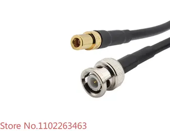 Moterų BNC vyrų adapteris RG58 kabelis lankstus 50 omų SMB-K BNC-J bandymo vielos